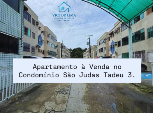 Apartamento à Venda – Condomínio. São Judas Tadeu (3ª Etapa) 3° Andar.