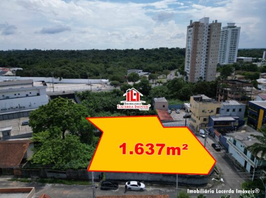 Terreno medindo 1.637m² para venda no Bairro Dom Pedro Manaus.
