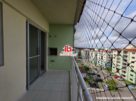 Condomínio Arboretto Praças Apartamento de 2 quartos com suíte e varanda com churrasqueira a carvão, ALUGUEL Coroado 3, Manaus
