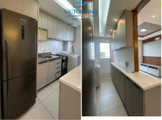 Condomínio Prime Mosaico, 2 Quartos, 1 Suíte, Varanda gourmet com churrasqueira – Planalto, Manaus/AM