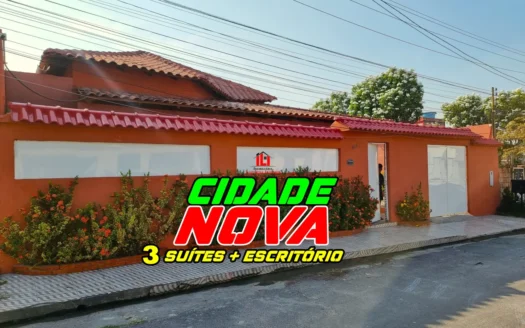 casa térrea com 3 suítes + escritório venda