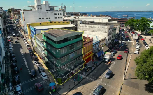 Prédio Comercial Centro de Manaus, de Esquina na Frente do corredor Turístico a venda, Manaus AM