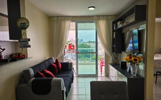 Smart Residence Downtown Apartamento com 2 quartos sendo 1 suíte semimobiliado  76m²  Privativo 2 vaga coberta Centro, Manaus – AM