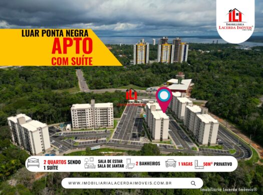 Luar Ponta Negra | Apartamento 2 quartos Locação, Ponta Negra Manaus AM
