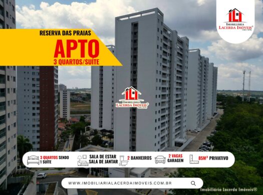 Reserva das Praias | Apartamento com 3 quartos VENDA Ponta Negra Manaus AM