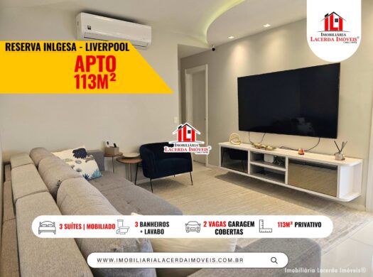 Reserva Inglesa Liverpool | Apartamento 3 suítes Venda, Ponta Negra Manaus AM
