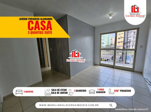 Jardim Paradiso Alamanda | Apartamento 3 quartos Térreo, Venda na Tarumã, Manaus AM