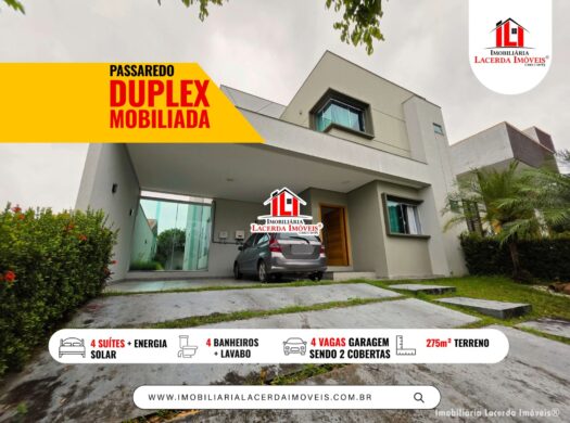 Residencial Passaredo | Casa Duplex com 4 Suítes Mobiliado, VENDA, Ponta Negra, Manaus AM
